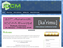 Tablet Screenshot of iccm-europe.org